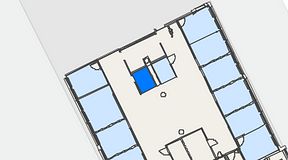 
							Planritning för Convendum Västra Järnvägsgatan 3, 1 privata rum, 5 m²