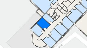 
							Planritning för Helio Frösundavik, 1 privata rum, 11 m²