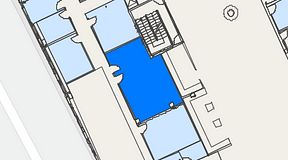 Planritning för United Spaces Waterfront Klarabergsviadukten, 1 privata rum, 39 m²