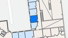 Planritning för Växthuset Elbegatan, 1 privata rum, 12 m²