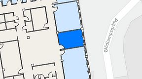 
							Planritning för CoW Hammarby Sjöstad, 1 privata rum, 19 m²