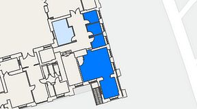 
							Planritning för High Court Börshuset, 4 privata rum, 59 m²