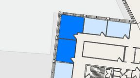 
							Planritning för United Spaces Elektrogatan 10, 2 privata rum, 48 m²
