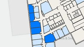 
							Planritning för Regus Rotsunda, 5 privata rum, 83 m²