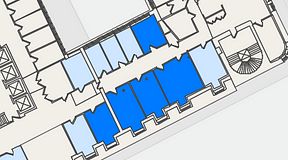 
							Planritning för 7A Posthuset, Vasagatan 28, 5 privata rum, 107 m²