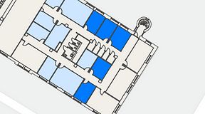 
							Planritning för Convendum Sundbyberg, 5 privata rum, 82 m²