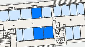 
							Planritning för Convendum Kungsgatan 9, 3 privata rum, 35 m²