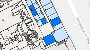 
							Planritning för Convendum Vasagatan 16, 5 privata rum, 83 m²