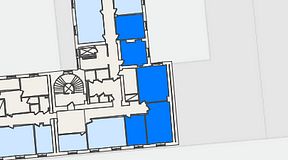 
							Planritning för KG10 Kungsgatan 8, 5 privata rum, 104 m²