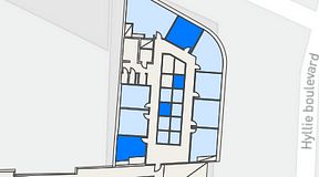 
							Planritning för Mindpark Hyllie Eden, 4 privata rum, 44 m²