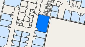 Planritning för Dospace Östra Storgatan, 1 privata rum, 26 m²