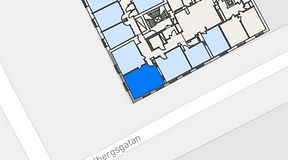 
							Planritning för iOffice Sveavägen, 1 privata rum, 35 m²