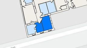 
							Planritning för Entreprenörsgatan Östra Hamngatan, 2 privata rum, 24 m²