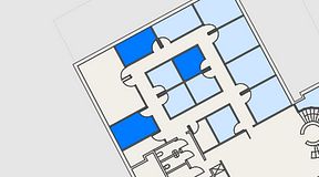 
							Planritning för Regus Kalmar, 3 privata rum, 26 m²