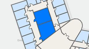 
							Planritning för Quality Office Nacka, 2 privata rum, 51 m²