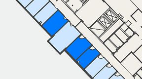 
							Planritning för FirstOffice Kanalvägen 17, 3 privata rum, 36 m²