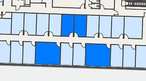 
							Planritning för Regus Mariestad, 4 privata rum, 78 m²