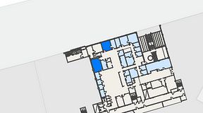 
							Planritning för Flexiwork Hovet, 2 privata rum, 51 m²