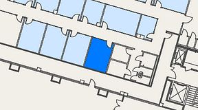 
							Planritning för Spaces Umami Park Sundbyberg, 1 privata rum, 18 m²
