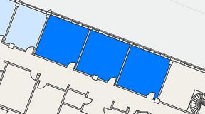Planritning för A house Sickla, 3 privata rum, 84 m²