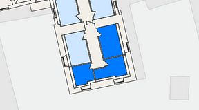 
							Planritning för The Works Ringvägen, 3 privata rum, 35 m²