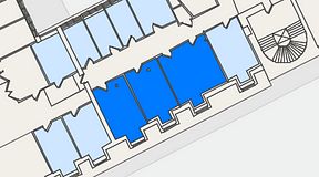
							Planritning för 7A Posthuset, Vasagatan 28, 3 privata rum, 75 m²