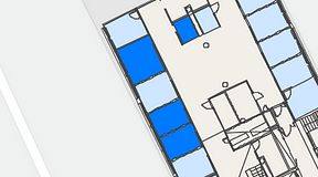 
							Planritning för Convendum Västra Järnvägsgatan 3, 4 privata rum, 40 m²