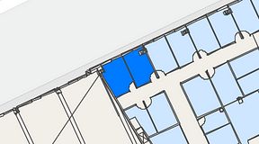 Planritning för United Spaces Waterfront Klarabergsviadukten, 2 privata rum, 21 m²