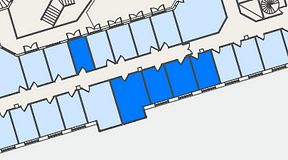 
							Planritning för Regus Odinsgatan 13, 5 privata rum, 53 m²