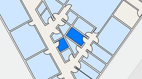 
							Planritning för Quick Office Bromma Blocks, 2 privata rum, 13 m²