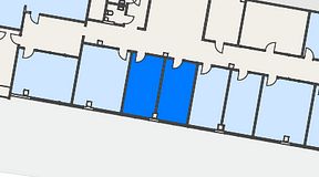 Planritning för Regus Hisings Backa, 2 privata rum, 31 m²