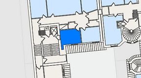 
							Planritning för KG10 Kungsgatan 8, 1 privata rum, 14 m²