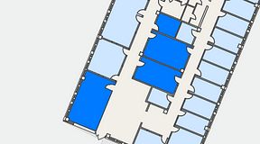 
							Planritning för Växthuset Jägershillgatan, 4 privata rum, 76 m²
