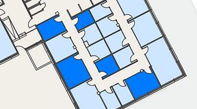 
							Planritning för Spaces Hyllie Vista, 5 privata rum, 63 m²