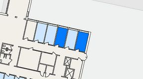 Planritning för Regus Lund, 2 privata rum, 23 m²