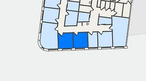 
							Planritning för United Spaces Nordenskiöldsgatan 24, 2 privata rum, 28 m²
