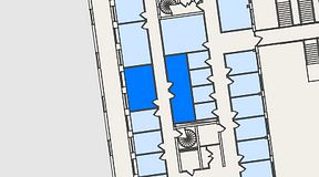 
							Planritning för Spaces Nordenskiöldsgatan, 2 privata rum, 36 m²