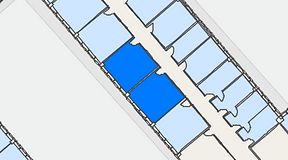 
							Planritning för Regus Svetsarvägen 15, 2 privata rum, 45 m²