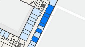 
							Planritning för Quick Office Älvsjö, 4 privata rum, 89 m²