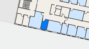 
							Planritning för Regus Jönköping, 1 privata rum, 8 m²