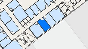 
							Planritning för Convendum Avenyn, 1 privata rum, 12 m²