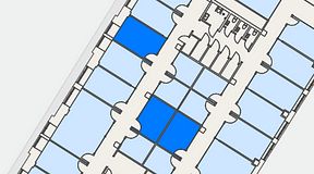 
							Planritning för Convendum Sundbyberg, 3 privata rum, 37 m²