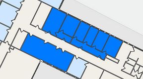 
							Planritning för Quick Office Älvsjö, 3 privata rum, 134 m²