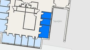 
							Planritning för Regus Skövde Science Park, 3 privata rum, 33 m²