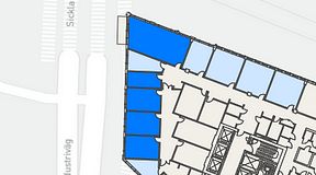 
							Planritning för A house Sickla, 5 privata rum, 135 m²