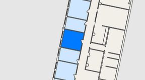 
							Planritning för FASTOFFICE Malmö, 1 privata rum, 20 m²