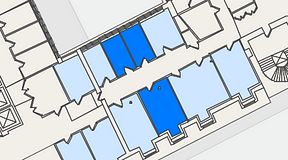 
							Planritning för 7A Posthuset, Vasagatan 28, 3 privata rum, 41 m²