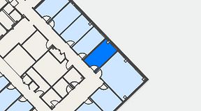 
							Planritning för FirstOffice Kanalvägen 17, 1 privata rum, 10 m²