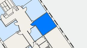 Planritning för Regus Östersund, 1 privata rum, 20 m²