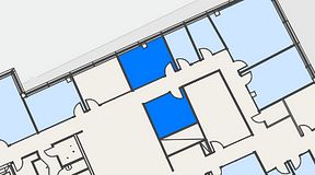 
							Planritning för Spaces Hyllie Vista, 2 privata rum, 31 m²